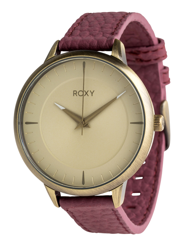 0 Avenue Leather - Montre analogique pour Femme  ERJWA03012 Roxy