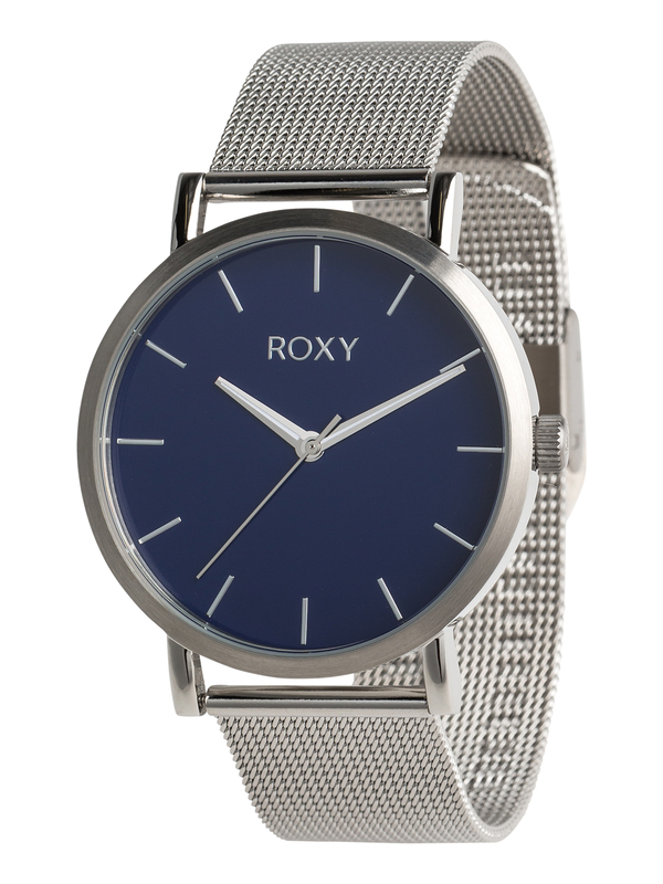 0 Maya Mesh Band - Analogue Watch for Women Grey ERJWA03024 Roxy