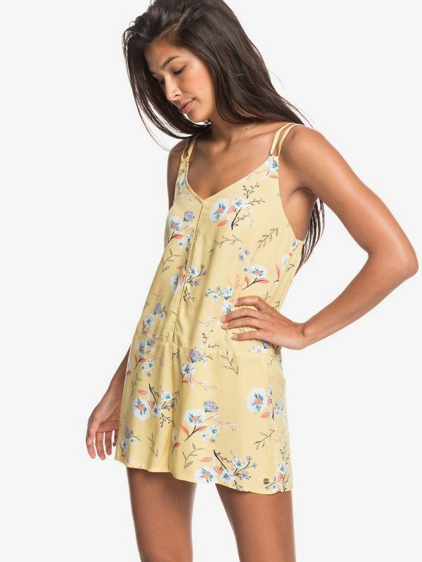 0 Blissing Me - Strappy Playsuit Yellow ERJWD03431 Roxy