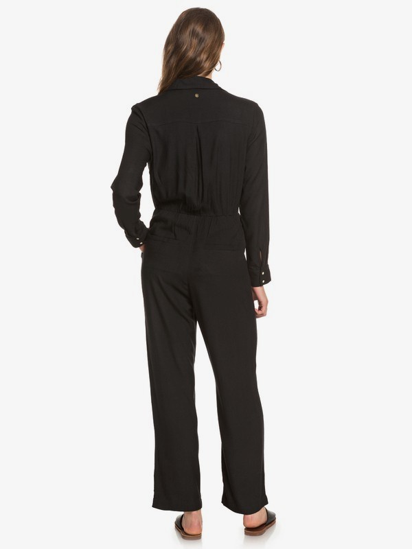 Sliding Doors Long Sleeve Jumpsuit for Women Roxy