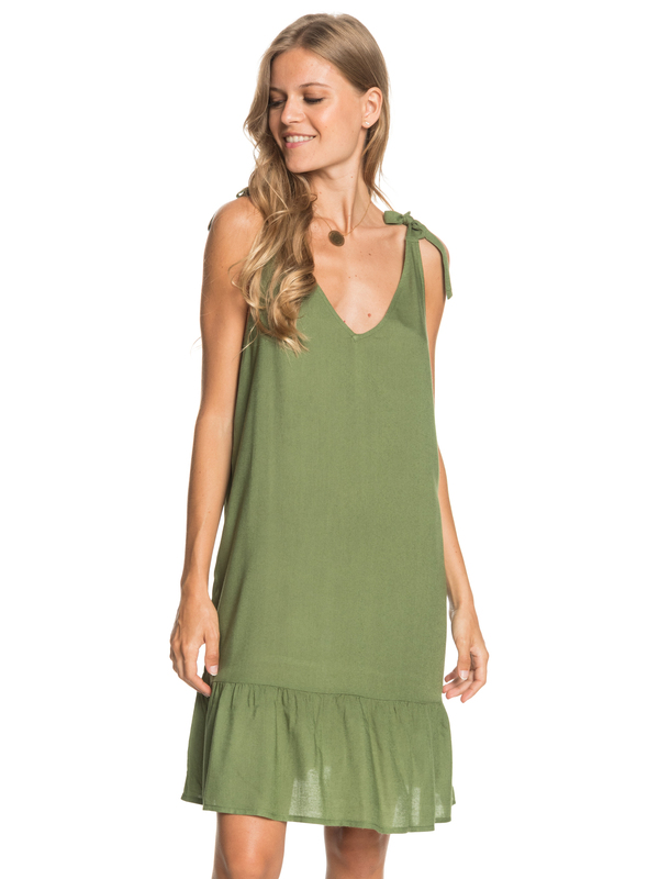 0 Lazy Holy - Strappy Dress for Women Green ERJWD03526 Roxy