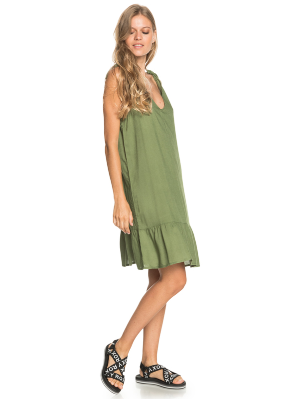 3 Lazy Holy - Strappy Dress for Women Green ERJWD03526 Roxy