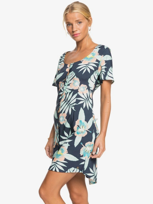1 All Eyes On Love - Robe manches courtes pour Femme  ERJWD03576 Roxy