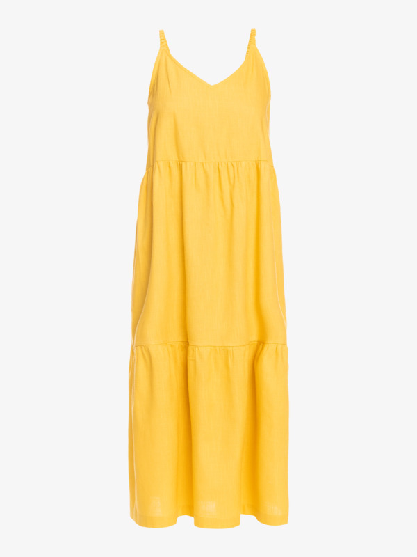 5 Waiting Line - Midikleid für Frauen Gelb ERJWD03610 Roxy