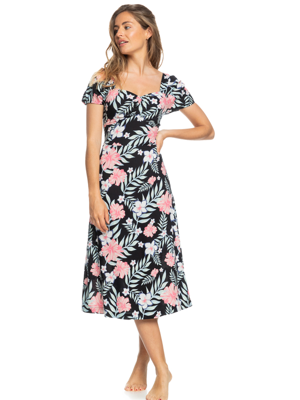 0 Canyon Moon - Kurzärmliges Midikleid für Frauen  ERJWD03640 Roxy