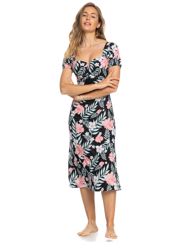 1 Canyon Moon - Kurzärmliges Midikleid für Frauen  ERJWD03640 Roxy