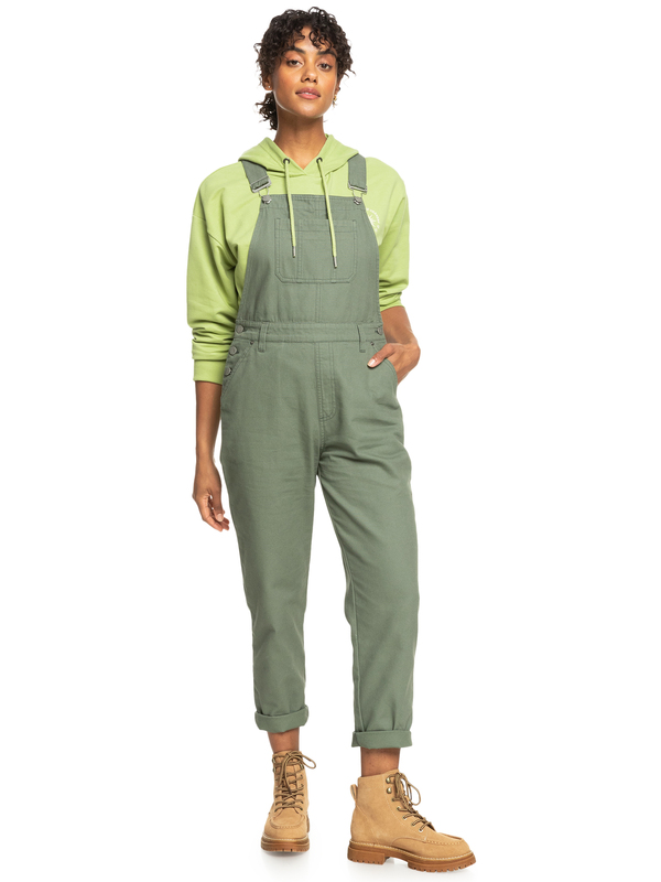 0 Eternal Change - Pantalón de Peto Carpintero para Mujer Verde ERJWD03741 Roxy