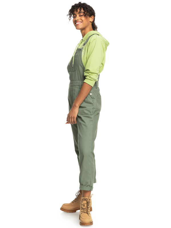 1 Eternal Change - Pantalón de Peto Carpintero para Mujer Verde ERJWD03741 Roxy