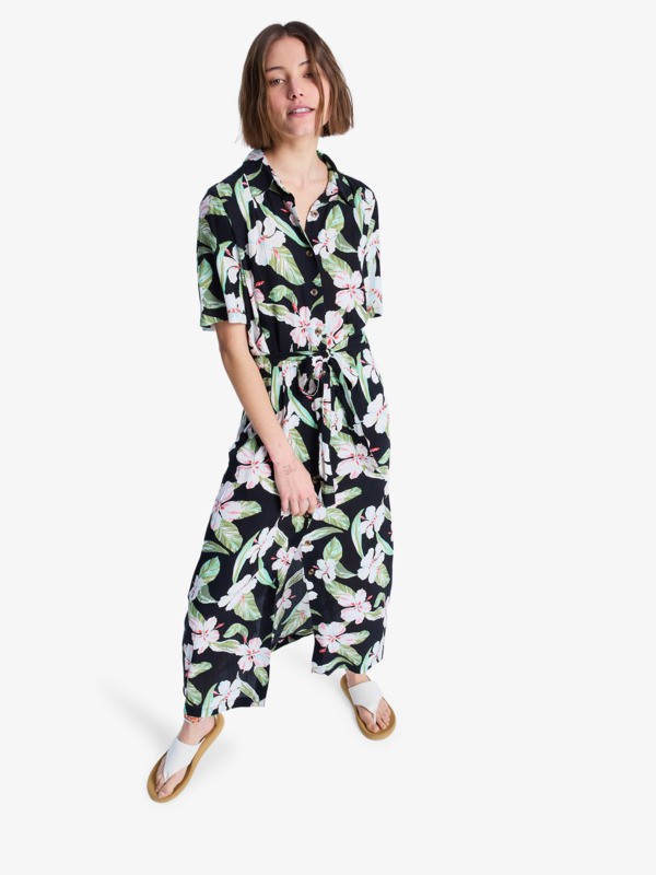 3 Island Escape - Midi Dress for Women Black ERJWD03865 Roxy