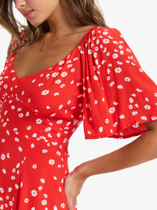 4 Mercado - Robe courte pour Femme Rouge ERJWD03880 Roxy