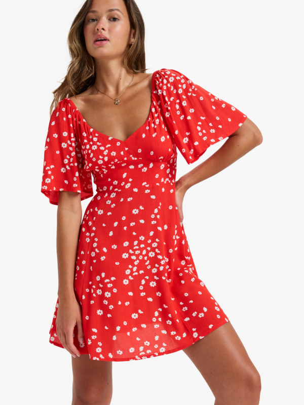 6 Mercado - Mini Dress for Women Red ERJWD03880 Roxy