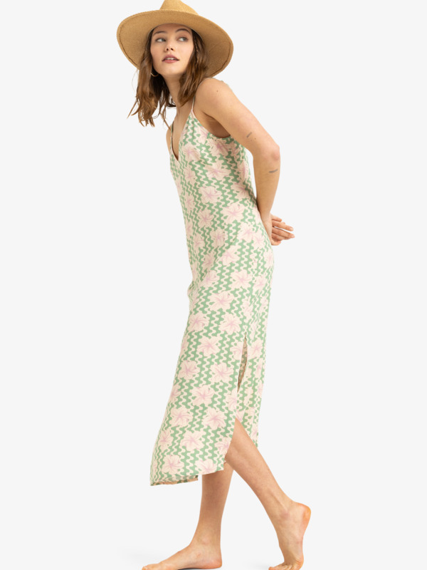 4 Stay Sunny - Robe midi pour Femme Vert ERJWD03882 Roxy