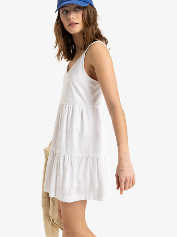 1 Waiting Line - Vestido Mini para Mujer Blanco ERJWD03886 Roxy