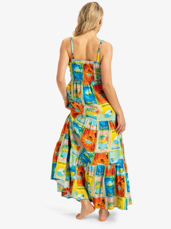 4 Atlas Sunshine Coastline - Midikleid für Frauen Blau ERJWD03892 Roxy