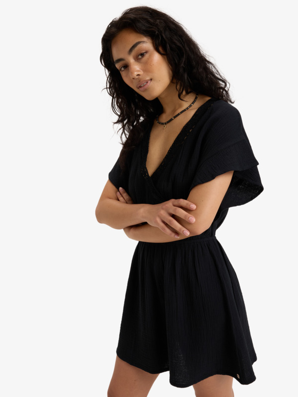 1 Bright Mornings - Vestido Mini para Mujer Negro ERJWD03900 Roxy