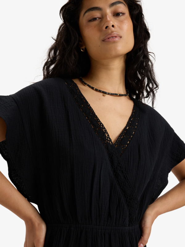 Robe Sweat Décontractée Roxy Be Rider - Manches Longues, Capuche Doublée Jersey, Imprimé Logo, Coupe Regular Confortable