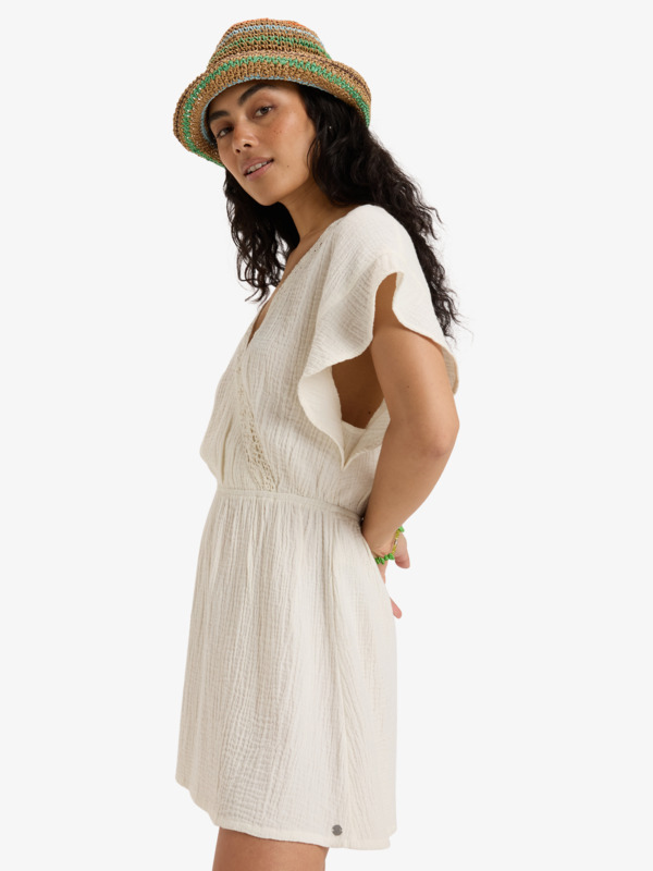1 Bright Mornings - Vestido Mini para Mujer Blanco ERJWD03900 Roxy