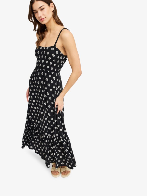 5 Sunrise Coastline Printed - Vestido com tiras para Mulher Preto ERJWD03938 Roxy