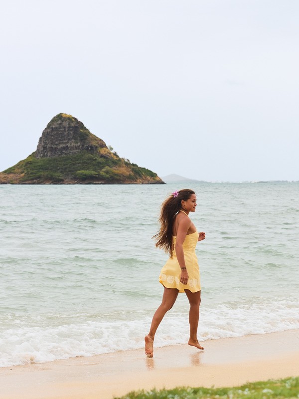 1 After Glow Mini Solid Yellow ERJWD03960 Roxy