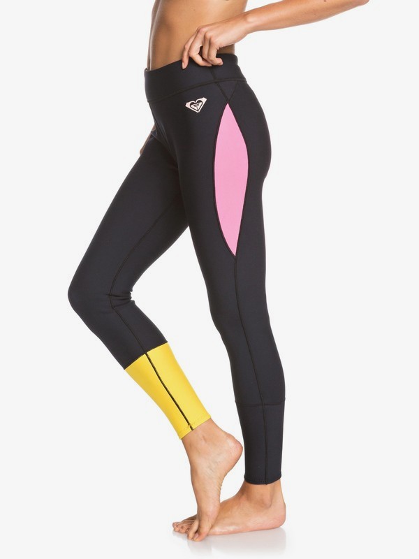 2 1mm POP Surf - Surf Leggings for Women Black ERJWH03018 Roxy