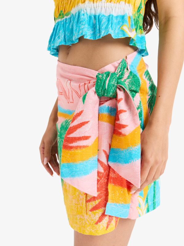 5 Atlas Summer Cocktail - Minifalda para Mujer Blanco ERJWK03181 Roxy