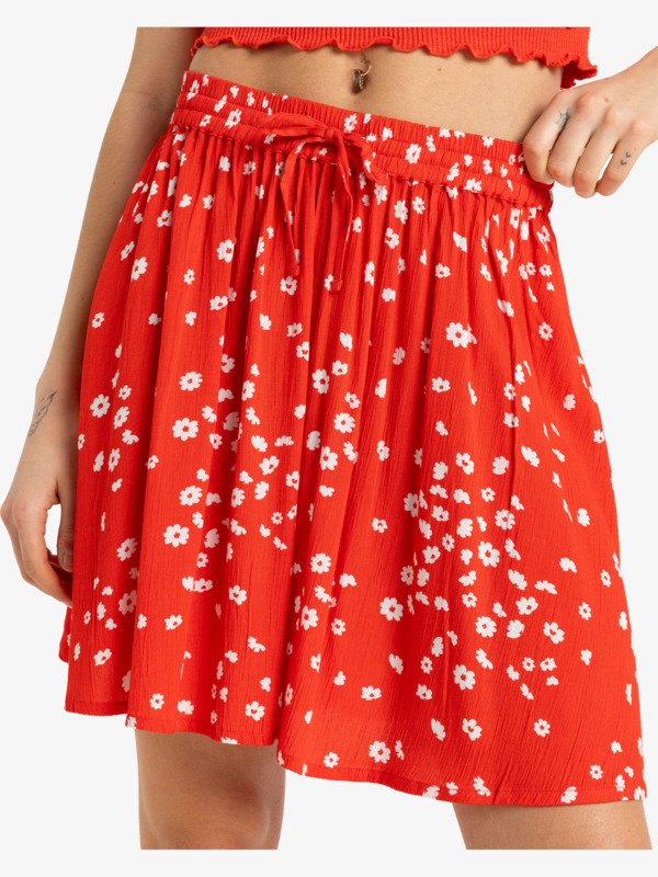 2 Flowing Love - Mini Skirt for Women Red ERJWK03182 Roxy