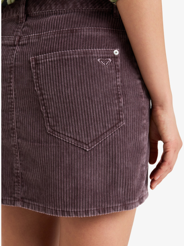 6 Rainfall - Mini-Cordrock für Frauen Rot ERJWK03187 Roxy