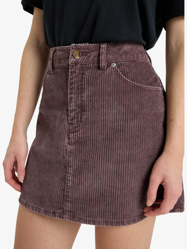 3 Rainfall - Mini-Cordrock für Frauen Rot ERJWK03187 Roxy
