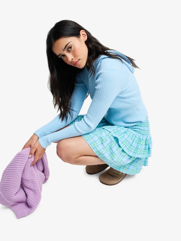 5 Tuesdays Mini - Ruffle Skirt for Women Blue ERJWK03194 Roxy