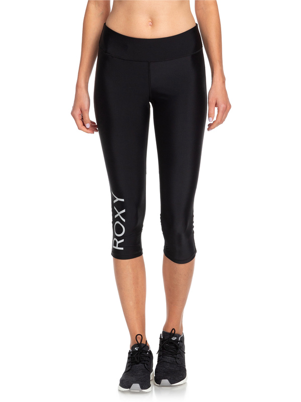 0 Brave For You - Legging Técnico Capri para Mujer Negro ERJWP03024 Roxy