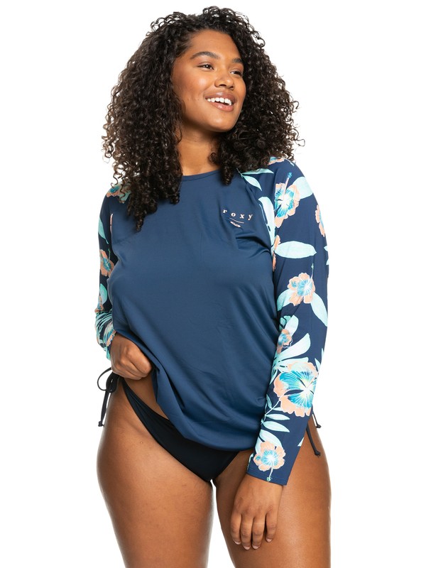 5 Fashion - Long Sleeve UPF 50 Rash Vest for Women  ERJWR03507 Roxy