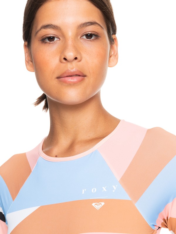 5 Paradiso Passport - Long Sleeve Rash Guard for Women  ERJWR03521 Roxy