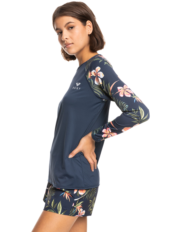 1 Printed - Long Sleeve Rash Vest for Women  ERJWR03648 Roxy