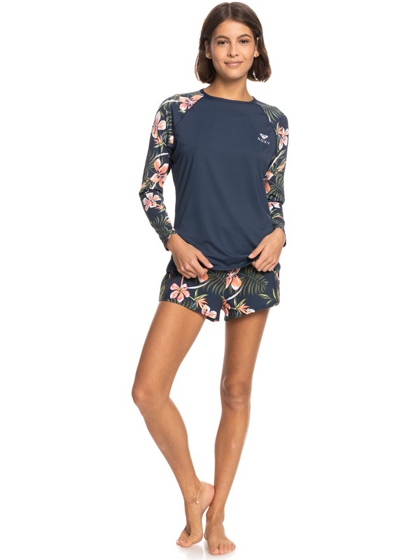 2 Printed - Long Sleeve Rash Vest for Women  ERJWR03648 Roxy