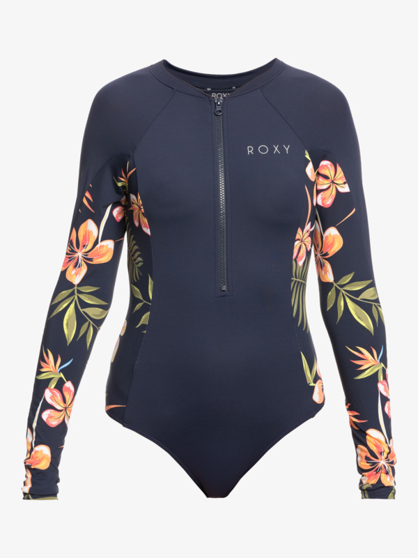 5 Roxy Into The Sun - Maillot une pièce manches longues pour Femme Bleu ERJWR03649 Roxy