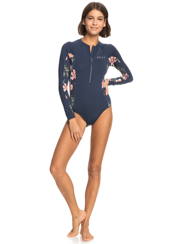 3 Roxy Into The Sun - Maillot une pièce manches longues pour Femme Bleu ERJWR03649 Roxy