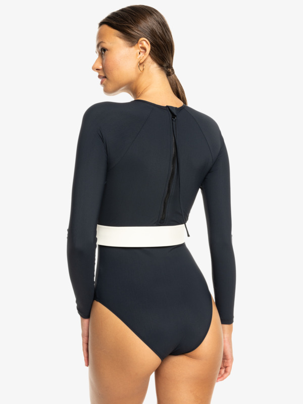 11 Roxy Active   - Long Sleeves One-Piece Swimsuit for Women  ERJWR03800 Roxy