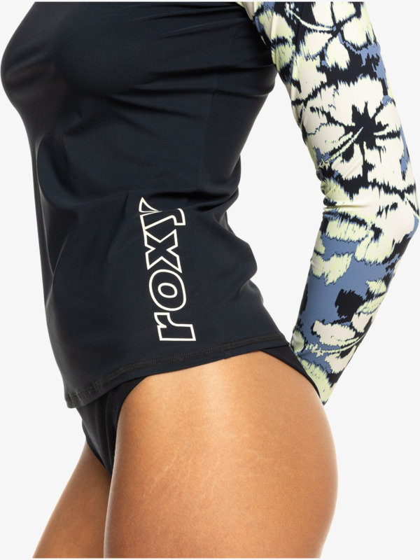 2 Roxy Active   - Camiseta surf con manga larga UPF 50 para Mujer Azul ERJWR03802 Roxy