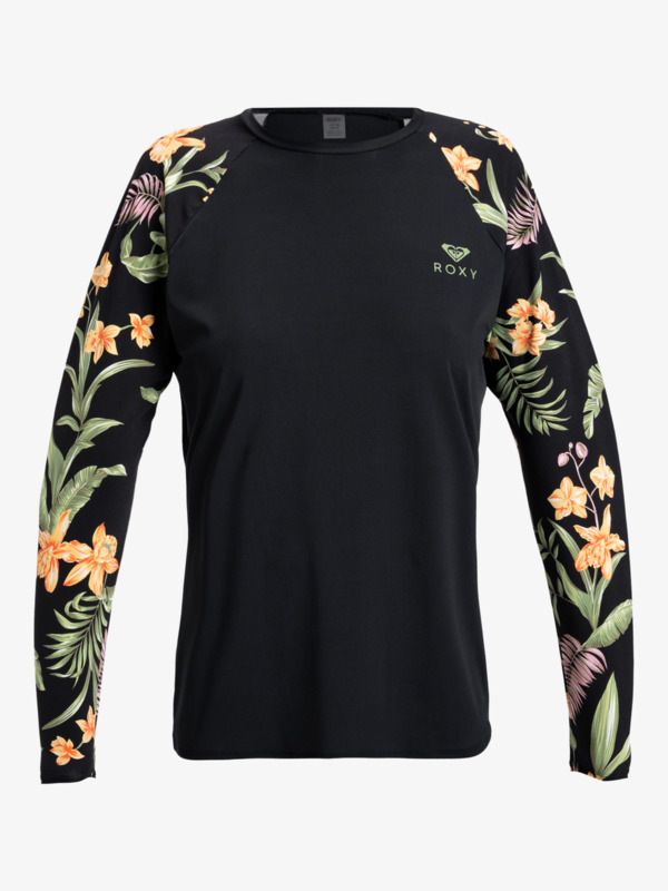 4 Lycra - Long Sleeves UPF 50 Surf T-Shirt for Women Black ERJWR03832 Roxy