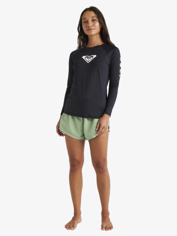 1 Essentials - UPF 50 Surf T-Shirt met Lange Mouw voor Dames Black ERJWR03863 Roxy