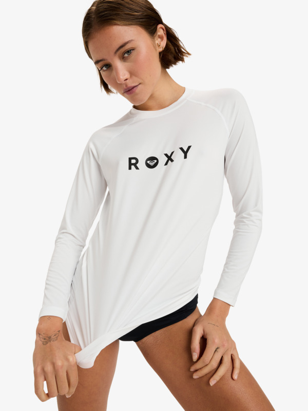 4 Essentials - Rash Vest met Lange Mouw voor Dames  ERJWR03878 Roxy