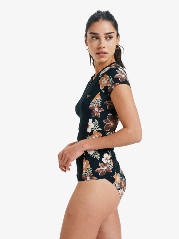 1 Half Zip Lycra - Kurzarm-Rashguard für Frauen  ERJWR03892 Roxy