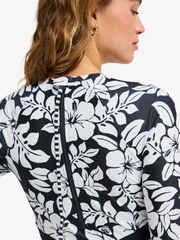 6 Summer Surf - Eendelig Badpak met Lange Mouw voor Dames Multi ERJWR03924 Roxy