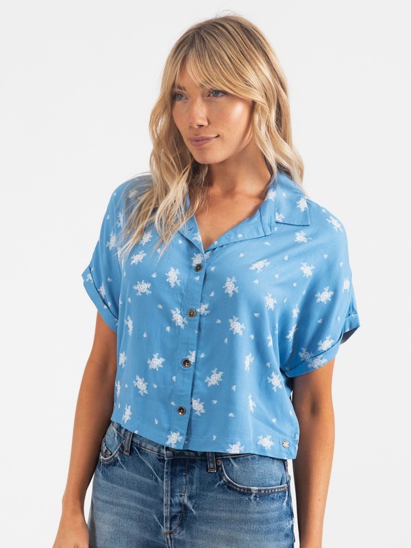 1 ROXY Life - Short Sleeve Shirt for Women  ERJWT03459 Roxy