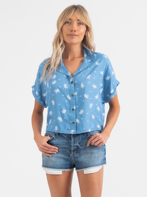 2 ROXY Life - Short Sleeve Shirt for Women  ERJWT03459 Roxy