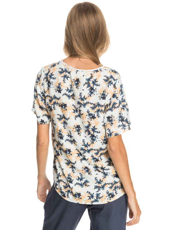 7 Hey Now - Short Sleeve Top for Women White ERJWT03464 Roxy