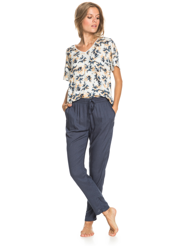 6 Hey Now - Short Sleeve Top for Women White ERJWT03464 Roxy