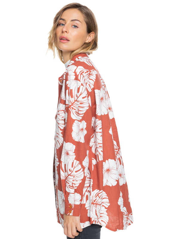 5 Turn It Up - Long Sleeve Shirt for Women  ERJWT03477 Roxy