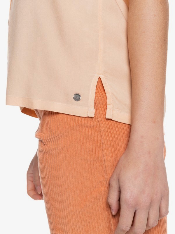 2 Remind To Forget - Short Sleeve Shirt for Women Orange ERJWT03488 Roxy