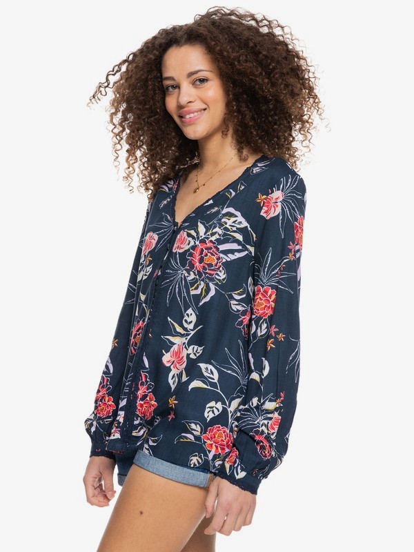 3 Way To Bubble - Long Sleeve Top for Women  ERJWT03504 Roxy